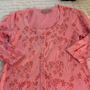 Button down sweater. Medium. 3/4 length sleeves. Length is 25”.